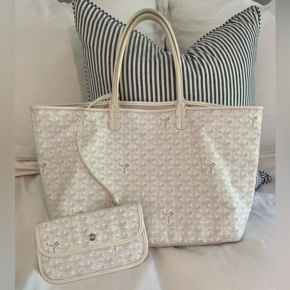 Goyard Saint Louis tote PM white